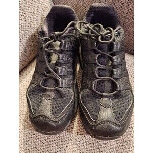 Avia Sneakers Black Casual Athletic Memory‎ Foam Shoes Women's Size 9.5